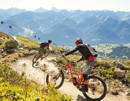 sommer bikepark ferienwohnungen ladis